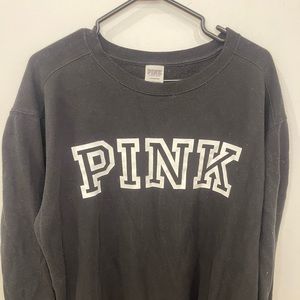 PINK black sweater.